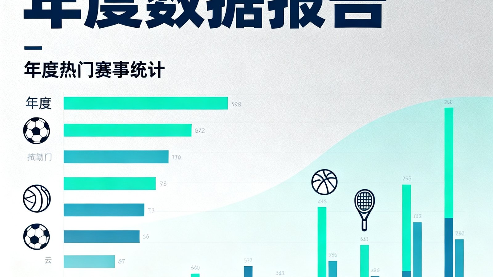 开云体育2024年度数据报告封面，以数据可视化风格展示年度热门赛事统计